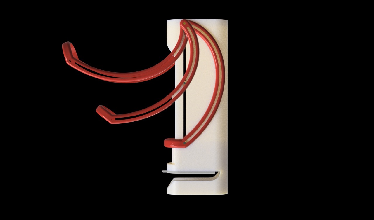 Render showing motion from the side